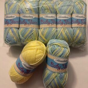 Baby Yarn - Soft Yellow and Blue